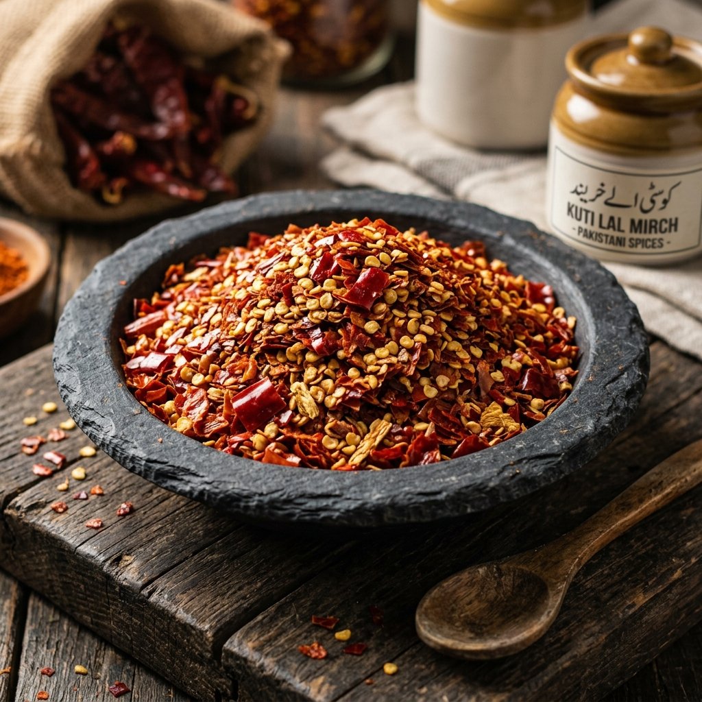 Crushed Red Chilli / Flakes (کٹی لال مرچ)